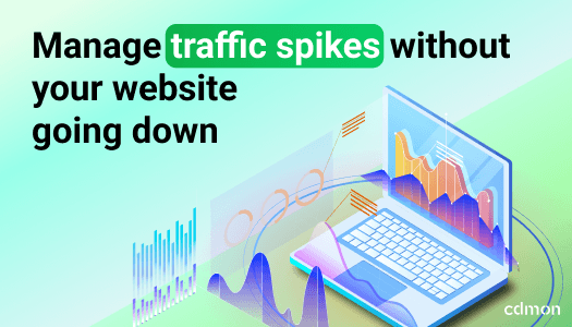 Manage traffic spikes without your website going down