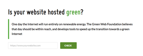 Is your website hosted green?