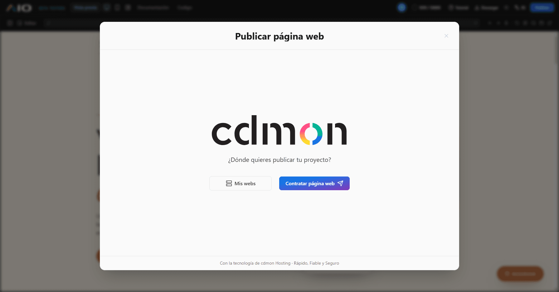 Publica amb un clic
