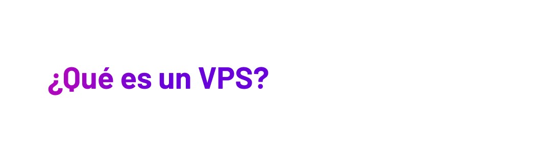 ¿Qué es un VPS?