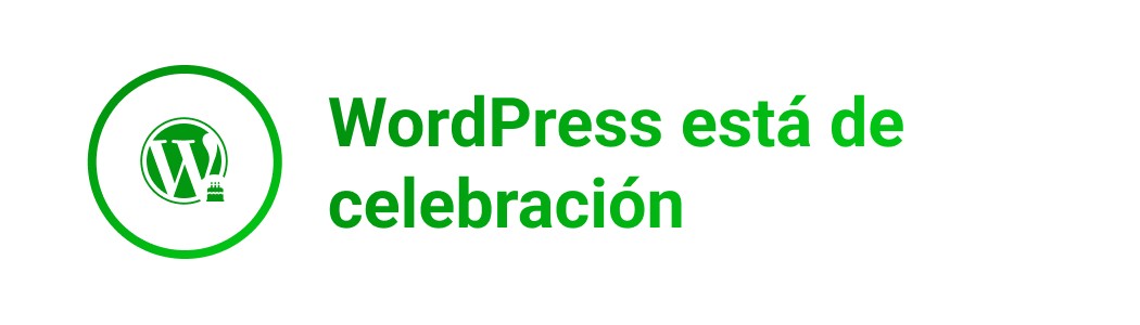 WordPress está de celebración