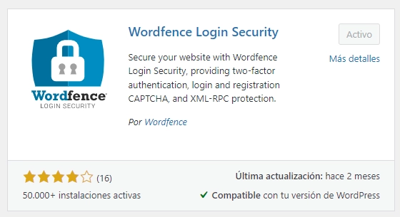 Wordfence Login Security