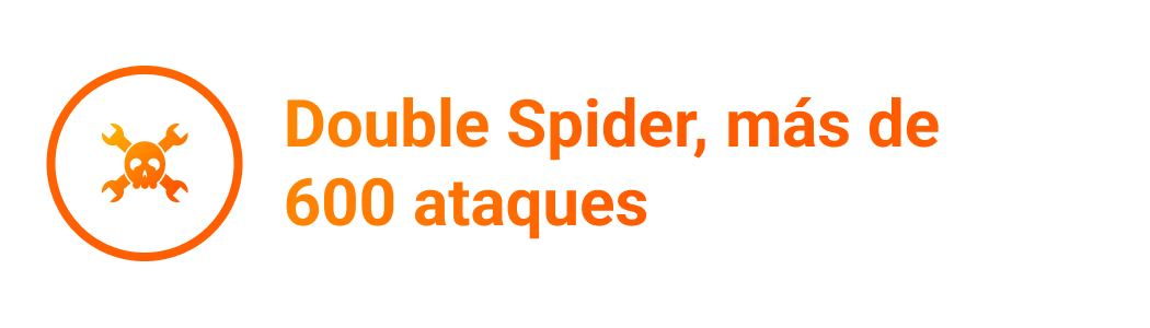 Double Spider, más de 600 ataques