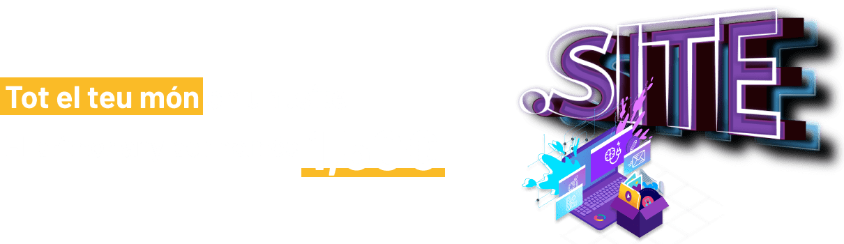 Domini .site, el primer any per només 1,50€