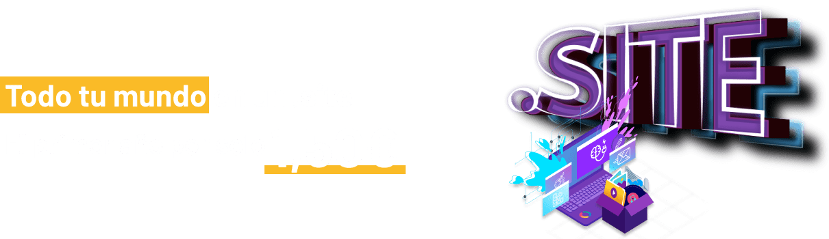Dominio .site, el primer año por solo 1,50€
